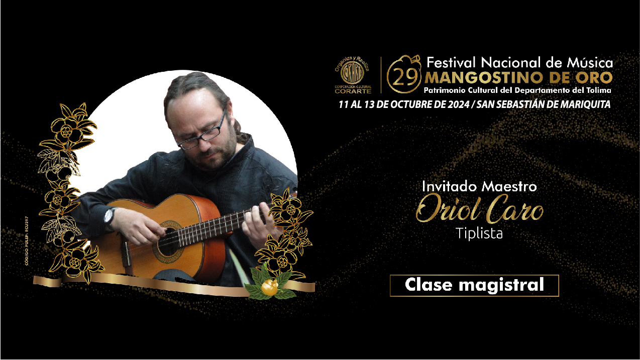 Clase Magistral de Tiple con Oriol Caro, este 12 de octubre